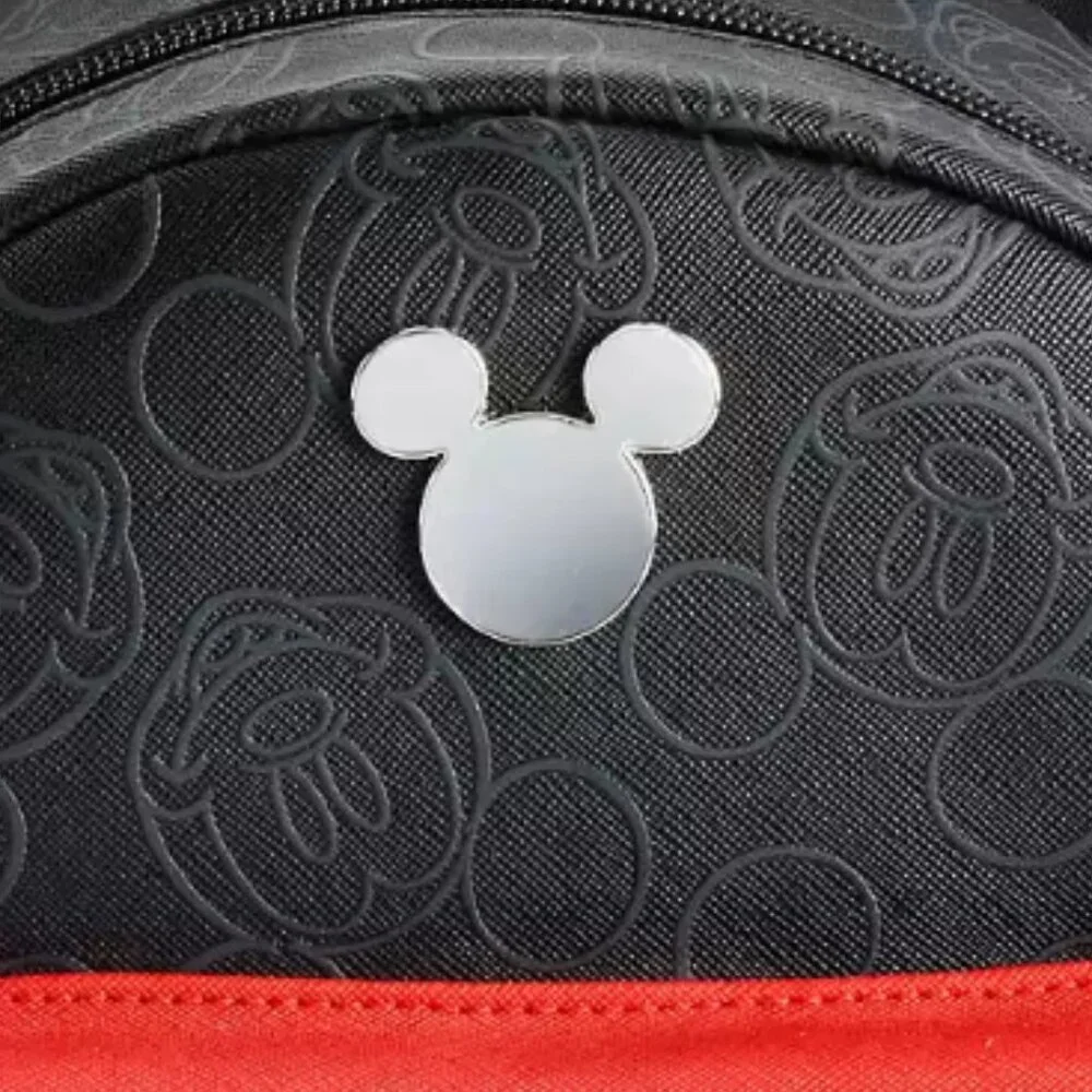 Disney Mickey Mouse Classic Cosplay Mini Backpack with Accordian Card Wallet